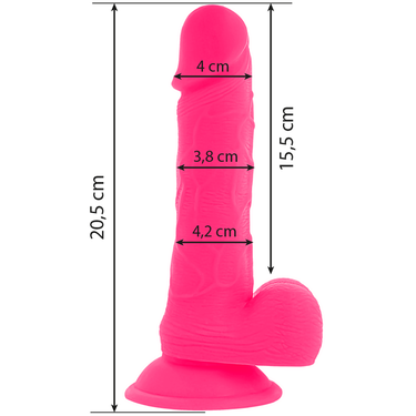 Dildo Vibrante Diversia con Telecomando e Ventosa Forte